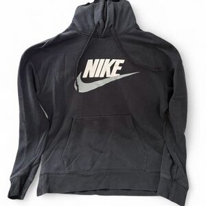 Nike Men's Black Logo Hoodie Size M